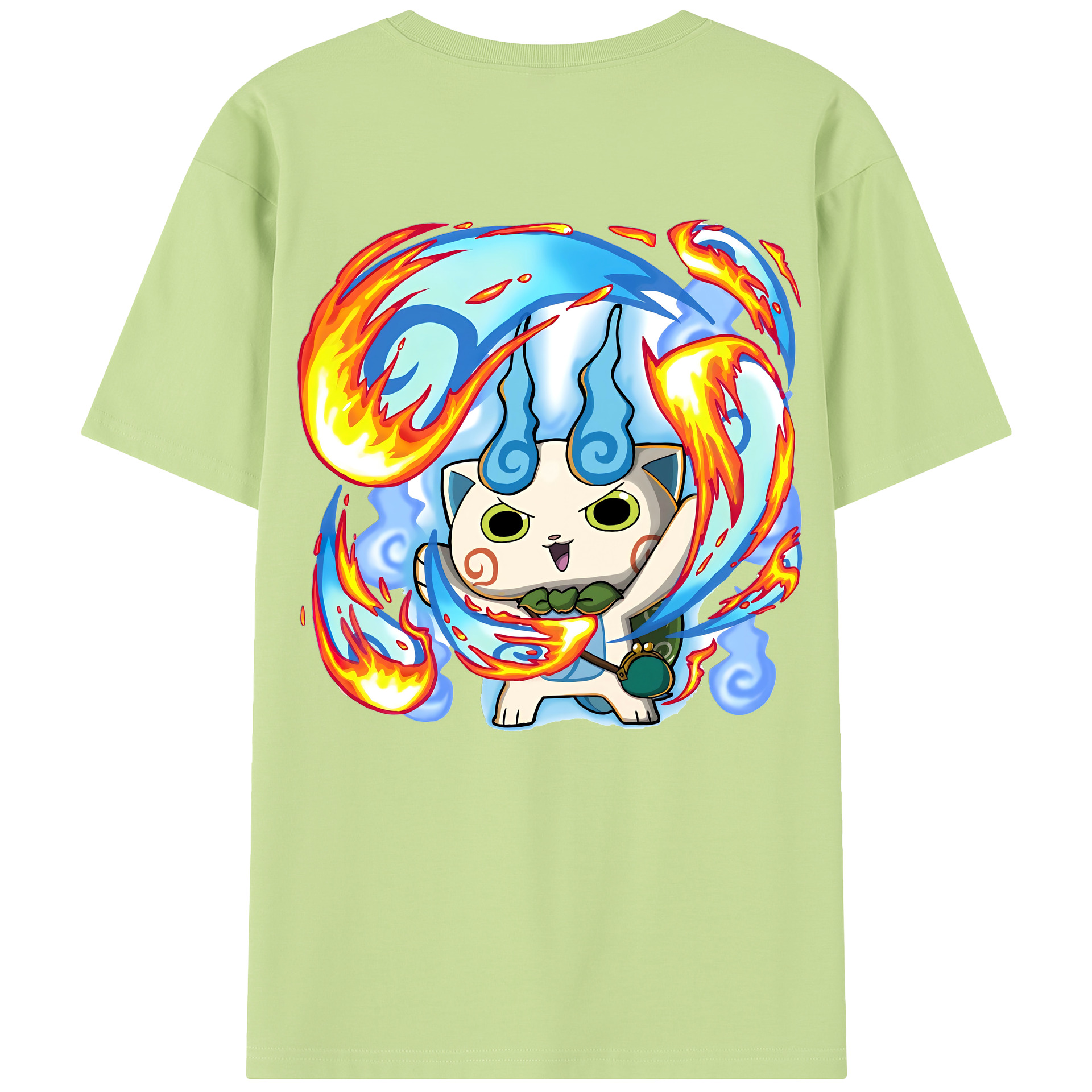（画像用） 妖怪ウォッチ Yo-kai Watch 綿100％半袖Tシャツ（背面プリント）